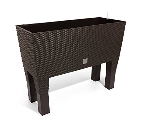 Кашпо с автополивом 30 л венге Prosperplast Rato case high DRTC600H-440U