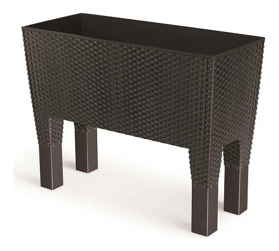 Кашпо с автополивом 30 л венге Prosperplast Rato case high DRTC600H-440U
