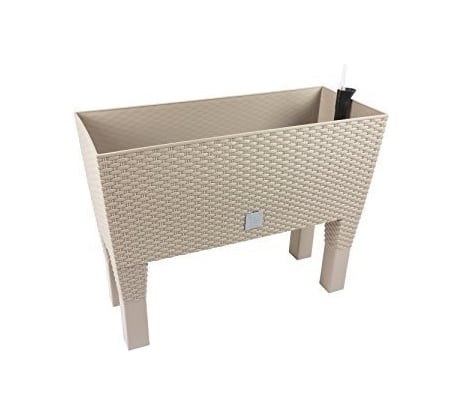 Кашпо с автополивом 30 л мокко Prosperplast Rato case high DRTC600H-7529U