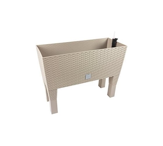 Кашпо с автополивом 72 л мокко Prosperplast Rato case high DRTC800H-7529U