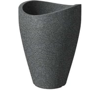 Пластиковое кашпо Scheurich 254 Schwarz-Granit диаметр 39 см, ширина 40 см, высота 54 см, 16 л гранит 061311