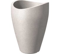 Пластиковое кашпо Scheurich 254 Taupe-Granit диаметр 49 см, ширина 51 см, высота 67 см, 33 л серо-коричневый 061347