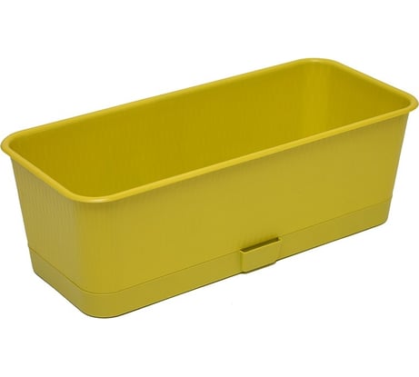 Балконный ящик ПРОТЭКТ Прованс 6 л, с поддоном, 40х13 см, фисташка ЯБП-40 Ф