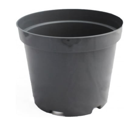 Горшок для рассады Ангора 5 л, d 22 см, h 17 см, круглый, черный А5528чр