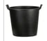 Рассадный горшок Bama Spa MM45 с ручками, пластиковый, d 45х40 cm, h 37 cm, 35 л, черный 045615 1