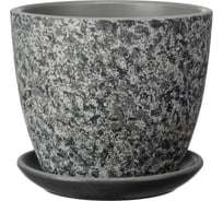 Горшок ООО КОМПОЗИТ Гризайль бутон №7 серое КБ-Б7-278-22