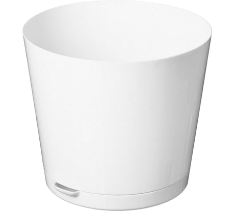 Горшок для цветов Idiland Oregano D 200 мм, 4 л, с прикорневым поливом, мраморный 221602633/01