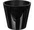 Горшок для цветов Idiland Rosemary D 160 мм, 1.6 л, с дренажной вставкой, черный 221605430/01 1