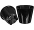 Горшок для цветов Idiland Rosemary D 160 мм, 1.6 л, с дренажной вставкой, черный 221605430/01 4
