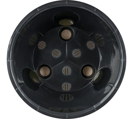 Горшок для цветов Idiland Rosemary D 230 мм, 5 л, с дренажной вставкой, бежевый 221605927/01