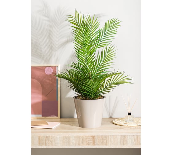 Горшок для цветов Idiland Rosemary D 230 мм, 5 л, с дренажной вставкой, бежевый 221605927/01