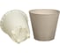 Горшок для цветов Idiland Velvet D 330 мм, 16 л, на колесиках, бежевый 221600527/01 7