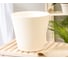 Горшок для цветов Idiland Velvet D 330 мм, 16 л, на колесиках, светло-бежевый 221600525/01 3