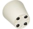 Горшок для цветов Idiland Velvet D 330 мм, 16 л, на колесиках, светло-бежевый 221600525/01 6
