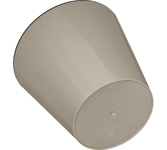 Горшок для цветов Idiland Rosemary D 160 мм, 1.6 л, с дренажной вставкой, бежевый 221605427/01