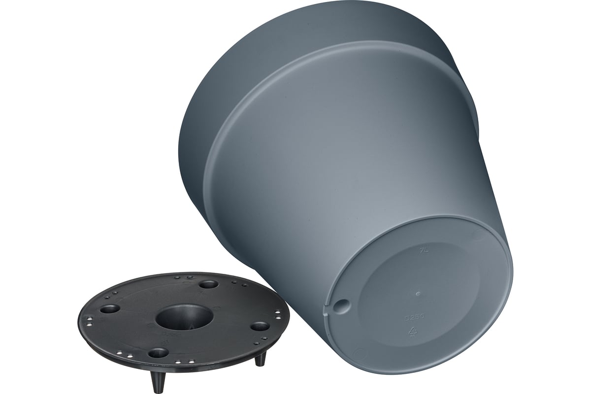 Горшок для цветов Idiland Tarragon 7 л, D 250 мм с дренажной вставкой ...