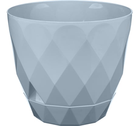 Горшок для цветов Idiland Laurel D 175 мм, 2.3 л, с поддоном, серый 221610935/03