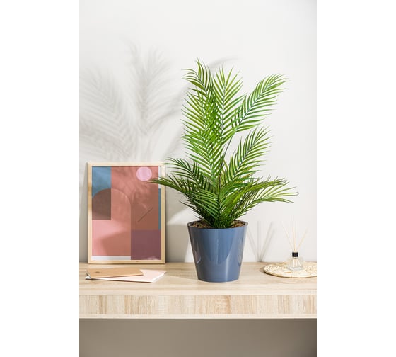 Горшок для цветов Idiland Rosemary D 230 мм, 5 л, с дренажной вставкой, серый 221605935/01 1