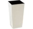 Кашпо LAMELA Sp.z o. 593 FINEZJA 35x35x68 dluto крем с вкладышем 050103 1