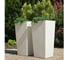 Кашпо LAMELA Sp.z o. 593 FINEZJA 35x35x68 dluto крем с вкладышем 050103 2