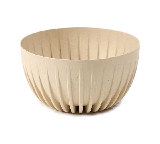 Миска LAMELA Sp.z o. 943 MIRA ECO wood d 30, h 15,6 см 6,3 л песочный 069804 1