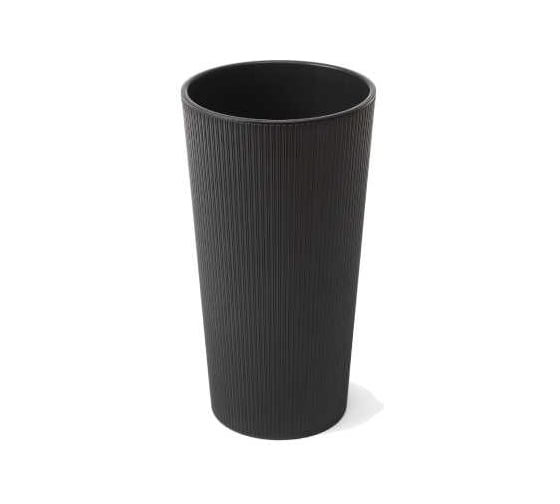 Кашпо LAMELA Sp.z o. 864 LILIA jumper d 25, h 47 см черный с вкладышем 067546 1