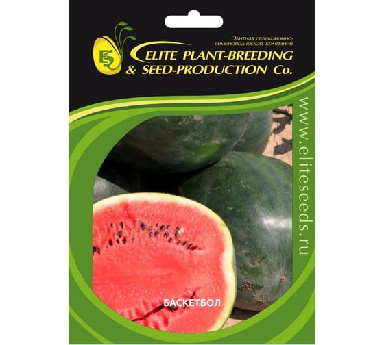 Баскетбол семена арбуза 20 шт ЭС мини ELITE PLANT-BREEDING & SEED PRODUCTION Co. 1999942838