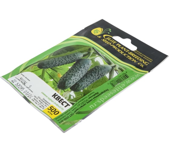 Квест F1 семена огурца 500 шт ЭС мини ELITE PLANT-BREEDING & SEED PRODUCTION Co. 1070015586