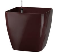 Квадратный горшок с автополивом 18х18х16 венге GREEN APPLE Б0007665