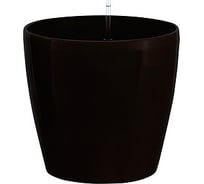 Круглый горшок с автополивом 18х18х16 венге GREEN APPLE Б0007660