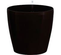 Круглый горшок с автополивом 28х28х26 венге GREEN APPLE Б0007720