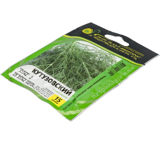 Кутузовский семена укропа 15 г ЭС мини ELITE PLANT-BREEDING & SEED PRODUCTION Co. 1026995214