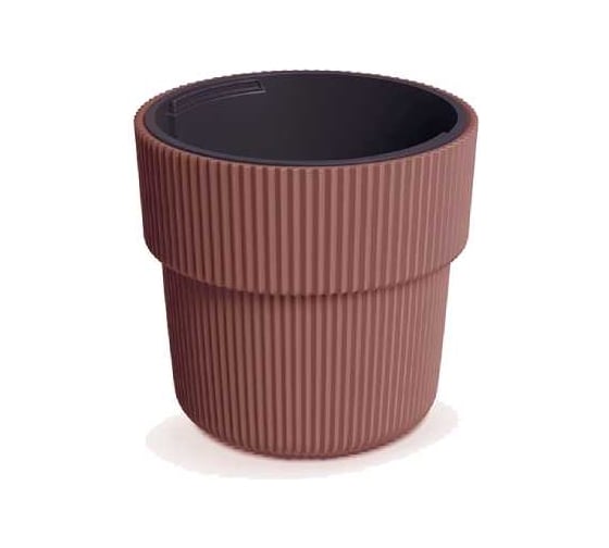 Кашпо Prosperplast d BMIR300-7587U MILLY d 30 h 28,5 см 10 л кирпичный с вкладышем 069843 1