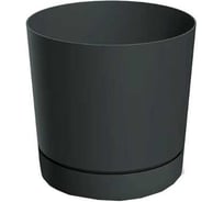 Кашпо Prosperplast d POP150-S433 прикрепленный поддон TUBO P d 14.8 см h 14.7 см 1,8 л антрацит 069996