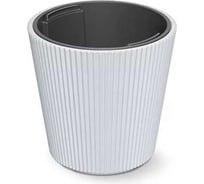 Кашпо Prosperplast d BMI240-S449 MILLY d 24 h 22,7 см белый 4,5 л с вкладышем 069895