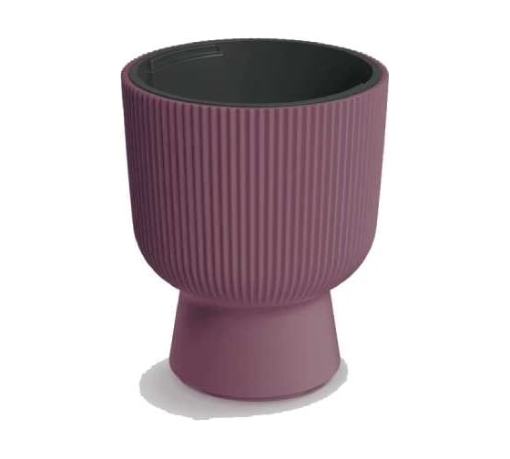 Кашпо Prosperplast d BMIG300-4985U MILLY d 30 h 36,5 см 10 л марсала с вкладышем 069877 1