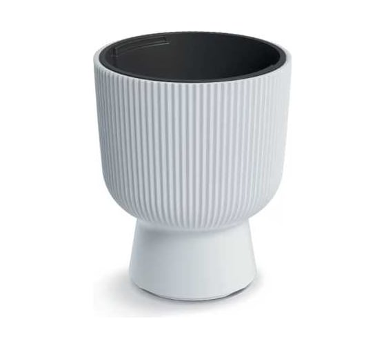 Кашпо Prosperplast d BMIG240-S449 MILLY d 24 h 30,5 см 4,5 л белый с вкладышем 069947 1