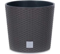 Кашпо Prosperplast d RTUS300L-440U RATO ROUND d 30 h 27 см 15 л umber с вкладышем 069971