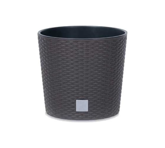 Кашпо Prosperplast d RTUS300L-440U RATO ROUND d 30 h 27 см 15 л umber с вкладышем 069971 1