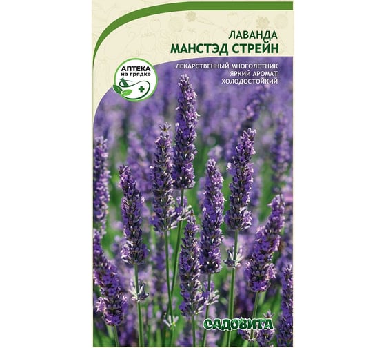 Семена Садовита Лаванда Манстэд Стрейн 0.1 г 00222529