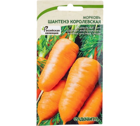 Семена Садовита Морковь Шантенэ королевская 1 г 00216527