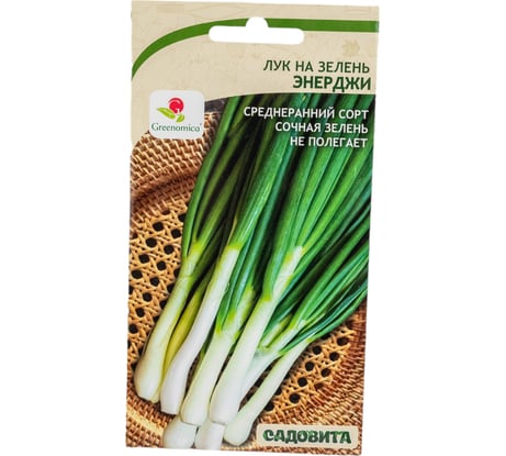 Семена Садовита Лук на зелень Энерджи 0.5 г Greenomica 00216520