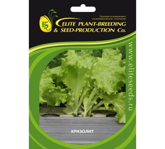 Хризолит семена салата батавия светло-зеленого 5 г ЭС мини ELITE PLANT-BREEDING & SEED PRODUCTION Co. 1070008351