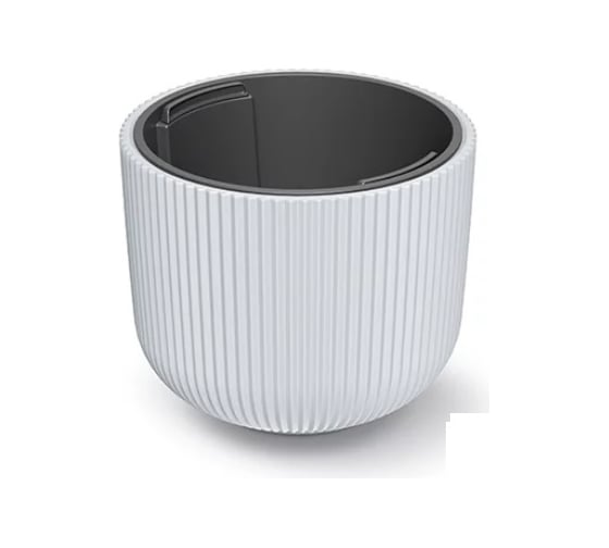 DBML400-S449 Кашпо MILLY d39 h32 см белый с вкладышем Prosperplast 069757 1