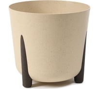 Кашпо на ножках LAMELA Sp.z o. 246 FRIDA ECO wood d 30, h 28,5 см, 12,4 л, песочный 069765