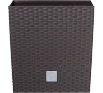 Кашпо Prosperplast DRTS200L-440U RATO LOW d 20х20 см, h 20 см, 5 л, umber, с вкладышем 070060