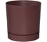Кашпо Prosperplast DPOP350-7587U TUBO P прикреплен поддон, d 33,8, h 32,6 см, 22,5 л, кирпичный 070023 1