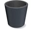 Кашпо Prosperplast DBMI350-S433 MILLY d 35, h 35,5 см, 15 л, антрацит, с вкладышем 069912 1