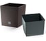 Кашпо Prosperplast DRTS170L-S433 RATO LOW d 17х17 см, высота 17 см, 3 л, антрацит, с вкладышем 070057 1