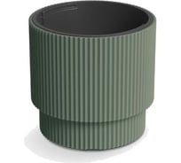 Кашпо Prosperplast DBMIN400-2411U MILLY d 39,5, h 37,5 см, 20 л, зеленый, с вкладышем 069833
